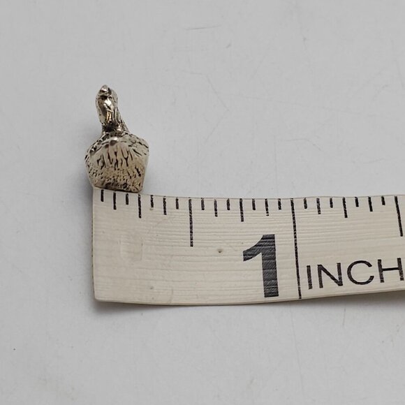 Sterling Silver 3D Swan Charm Bead For European Bracelets Necklace - Picture 4 of 4